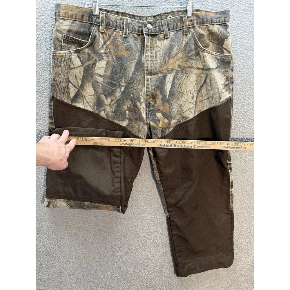 Wrangler Jeans Mens 44x25 Camouflage Pro Gear‎ Brush Guard Realtree Hardwoods *